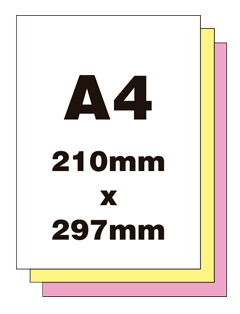 A4 3 part form